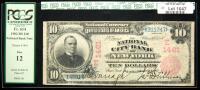 1902, $10 National Bank Note. Red Seal. National City Bank of New York