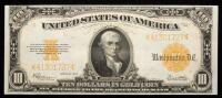 1922, $10 Gold Certificate