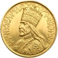 Ethiopia. Gold Coronation Medal, ND