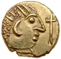 Great Britain. Early Anglo-Saxon Period, ca. 620-655. Gold Thrymsa