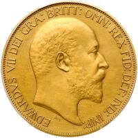 Great Britain. Coronation Matte Proof Gold Set: 5 & 2 Pounds, Sovereign and Half Sovereign, 1902