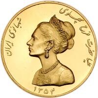 Iran. Gold "Mother Day" Medal, SH1354 (1975)