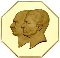 Iran. "Bank Melli 50th Anniversary" Gold Proof Medal, MS2535 (1976)