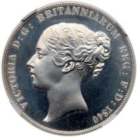 Australia. 1840-dated Victoria Crown of 5 Shillings NGC PF64 Cameo