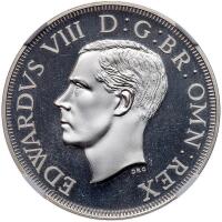 Australia. 1937-dated Edward VIII Fantasy Crown of Five Shillings