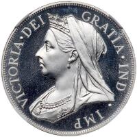 Cyprus. 1901-dated Victoria model 36 Piastres