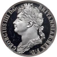 Great Britain. 1820-dated Great Britain Fantasy 'Crown'
