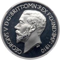 Great Britain. 1910-dated George V Fantasy 'Crown' of Five Shillings