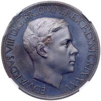 Great Britain. 1936-dated Edward VIII Fantasy Pattern 'Crown' or Five Shillings