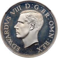 Great Britain. 1937-dated Edward VIII Fantasy 'Crown' or Five Shillings