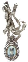 Iran: A Qajar Diamond Inset Order of the Imperial Effigy, Late 19th Century Iran with Photograph Portrait of Naser al-Din Shah Q
