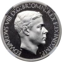 New Zealand. 1937-dated Edward VIII Fantasy Pattern Two Shillings
