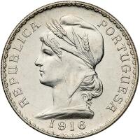 Portugal. 1 Escudo, 1916