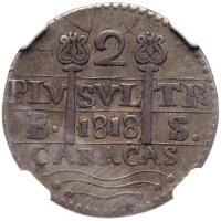 Venezuela. 2 Reales, 1818-BS
