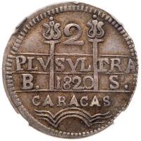 Venezuela. 2 Reales, 1820-BS