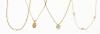 Four Petite Ladies 14K Yellow Gold Necklaces, Two with Pearls - 3