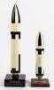 Two Fleet Ballistic Missile Rocket Models by Lockheed Missiles and Space Company, USN Polaris and USN Poseidon