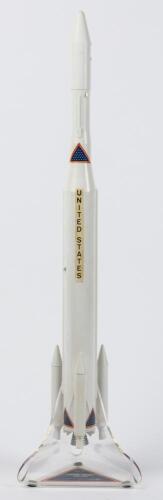 McDonnell Douglas DS-V Long Tank Delta Rocket Model with Original Stand