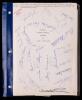 Clark McClelland's Personal Copy of His Astronaut Monument Design/Proposal SIGNED BY 25+ ASTRONAUTS AND NASA LUMINARIES