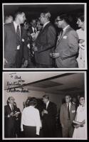 Wernher von Braun: Two Reception Photographs, One Boldly Signed and Inscribed to Clark McClelland