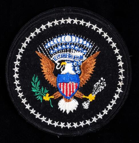 Two Vice-Presidential Patches Given to Clark McClelland During the First Two Visits by Lyndon Johnson to Cape Canaveral