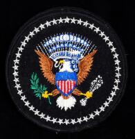 Two Vice-Presidential Patches Given to Clark McClelland During the First Two Visits by Lyndon Johnson to Cape Canaveral