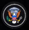 Two Vice-Presidential Patches Given to Clark McClelland During the First Two Visits by Lyndon Johnson to Cape Canaveral