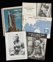 Seven (7) Mercury Era Press Kits Issued by NASA with Several Having the Cooperation Of Participating Manufacturers, General Dyna