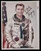 Pristine Inscribed and Signed Official Photograph Portrait by Astronaut John Young to Clark McClelland ca. 1964 in Space Suit.