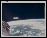 Gemini 8 Agena Rendezvous Vintage Color Red Number Photograph