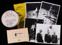 Super 8 Film of the Apollo 11 Launch, July 16, 1969. Apollo Training Manual, and Mylar that Wrapped the Lunar Module and 12 Choi