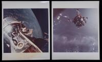 WITHDRAWN - Two Vintage Color "A Kodak Paper" Photos From Apollo 9