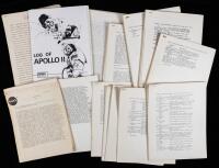 Apollo 11: Two Sets of Mission Commentary During Mission 7/16/69 - 7/22/69 (150+ Pages) Also Apollo 4 & 9, Gemini 3, MA-9 Transc