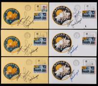 Apollo 13: Outstanding Collection of Six Signed Covers Dated Either April 11th or April 17th. Four (4) Insurance Style Covers Si