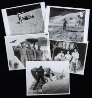 Apollo 15: Scott, Irwin and Worden 141 Vintage Original B&W Photos. Training, Numerous Lunar Images, Dramatic Splashdown Photos