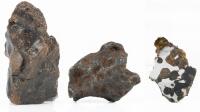 Set of the Three Major Types of Meteorites