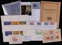 Gerhard Zucker: German Born Rocket Designer's Archive of Rocket Mail with Biography and 3 Photos, Signatures Throughout
