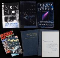 Paul Roales Collection of Signed Histories and Biographies all Related to Space Exploration, Bill Pogue, Ed Mitchell, Alan Shepa