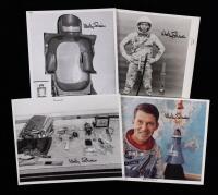 Walter Schirra: Superior Collection of 12 Vintage Original B&W Mercury 8 NASA/Air Force Photos Each With His Bold Signature + 3