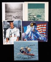 Apollo 12: Collection of Two, Crew-Signed Photos One "In Training" the 2nd an Image On the Moon, Signed Charles Conrad & 6 Alan