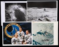 WITHDRAWN - Apollo 14: One Crew Signed Photo Plus 8 Images Signed by Ed Mitchell