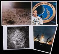 WITHDRAWN - Apollo 14: One Crew Signed Photo Plus 8 Images Signed by Ed Mitchell