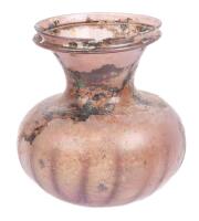 Flaring Rim Aubergine Jar in Choice Condition