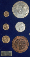 Bar Mitzvah, Spectacular Set of Gold, Silver and Bronze State Medals