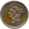 Important 1852 Gem Proof Half Cent First Restrike Breen 1-B R5