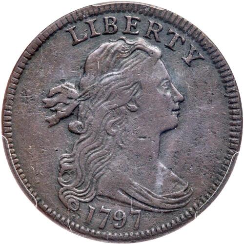 1797 Bust 1C. Reverse of 1797, Stems