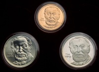 Baron E. De Rothschild, 34th Independence Day, Set of Gold and Silver Coins