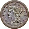 1851 Coronet Head 1C