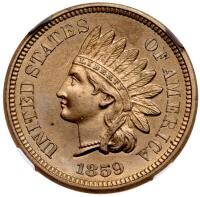 1859 Indian Head 1C NGC PF65 CAM