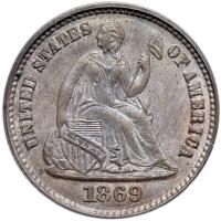 1869-S Liberty Seated H10C